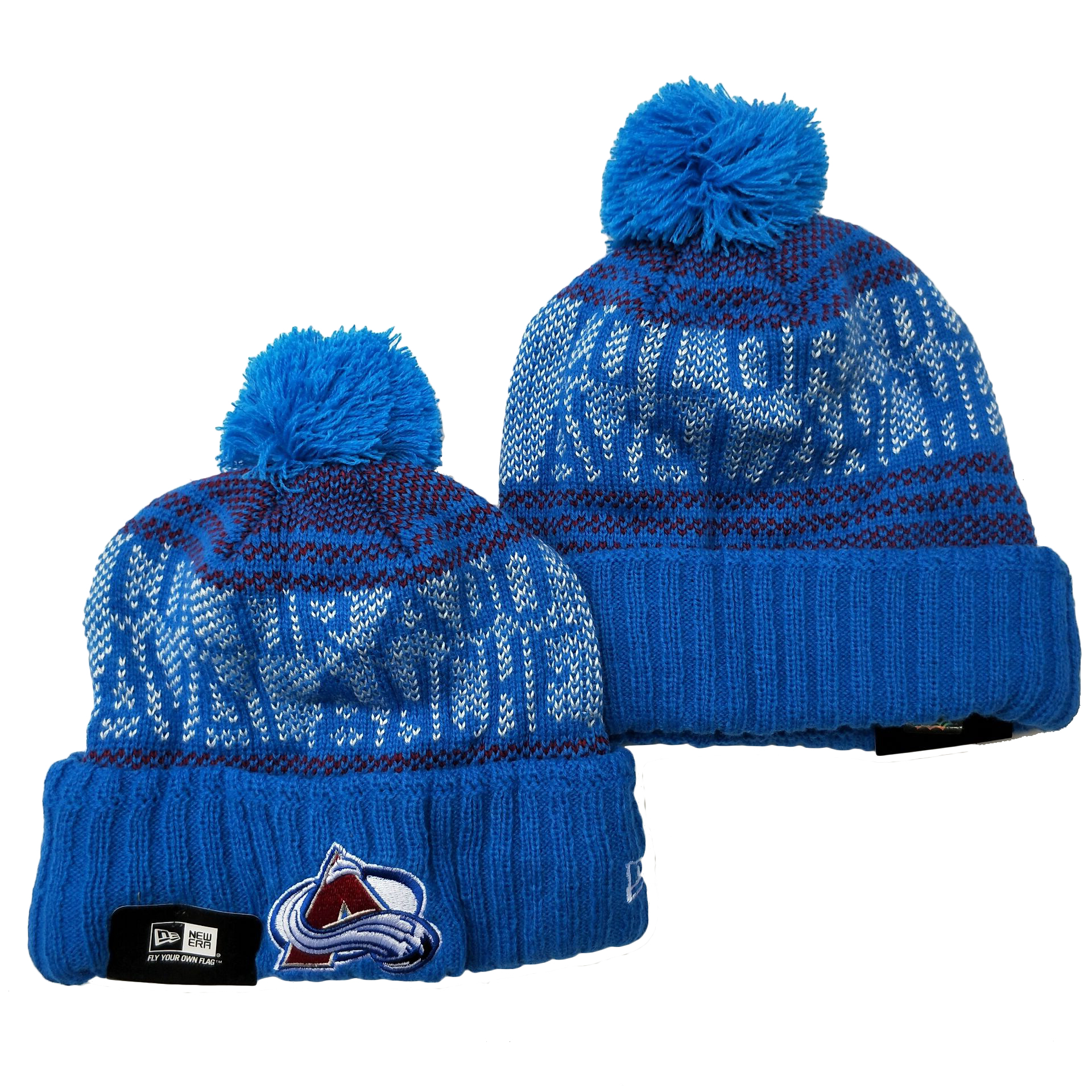 Colorado Avalanche Knits Hats 001